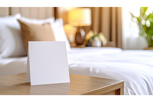 Elegant hotel room with a blank, a Background Photo by Igor Tichonow