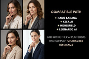 Women Headshot Professional Prompts, a Business Photo by Selenique Studio (Thumbnail 3 of 9)