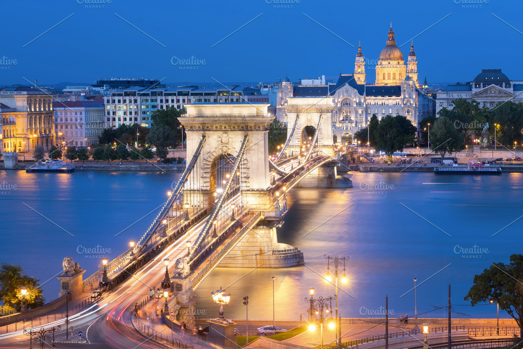 Szechenyi chain bridge in budapest hungary featuring austro-hungarian, an Architecture Photo by Always Wanderlust