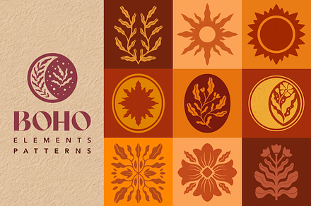 Boho Botanical Suns & Moons