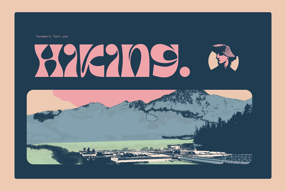 TANAMERA | Psychedelic Font, a Sans Serif Font by Jolicia Type (Photo 3 of 11)