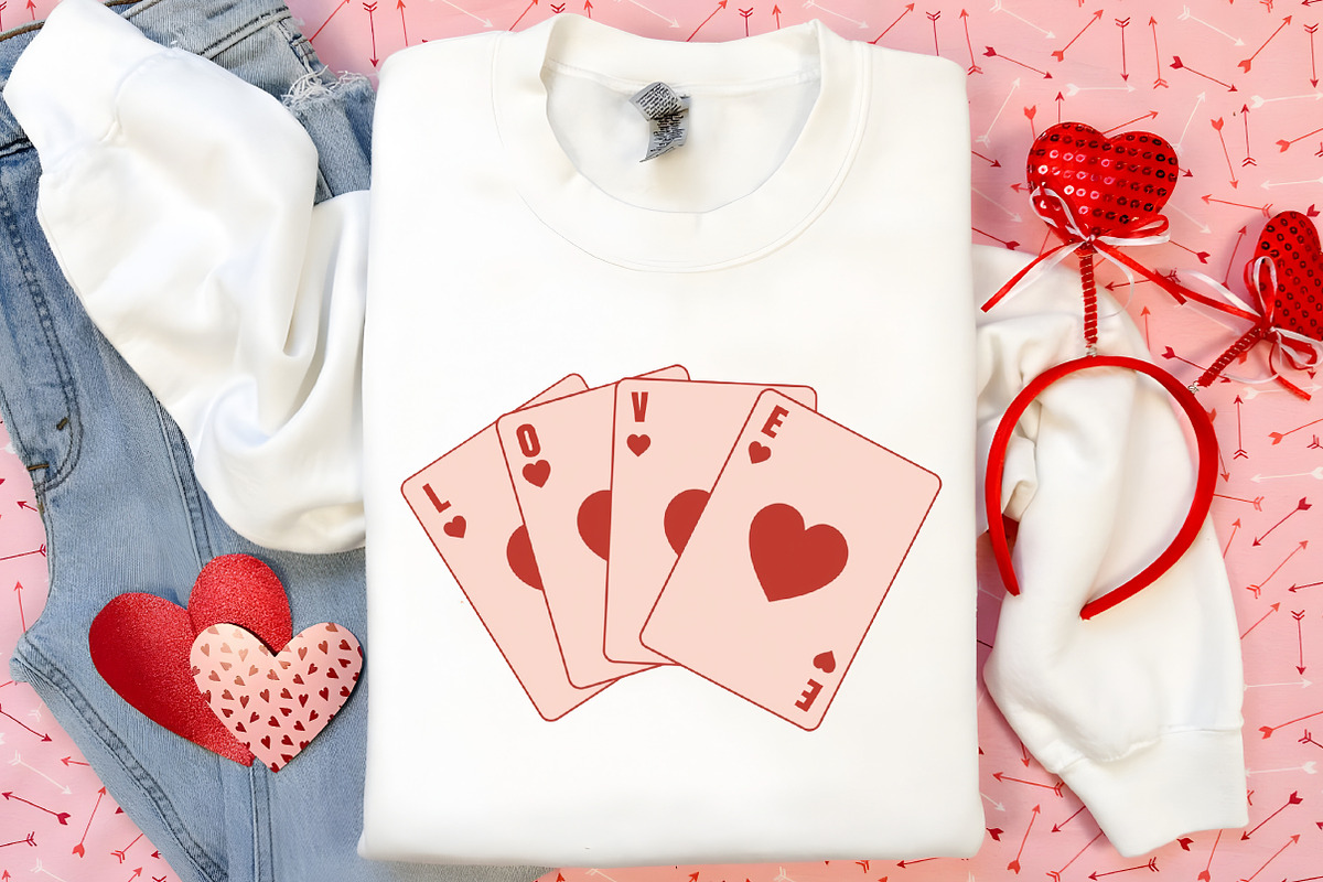 I Love You Playing Card PNG, an Illustration by Canvas Craft (Photo 6 of 7)