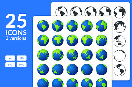 Earth Icons
