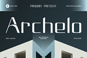 Modern Architecture - Archelo Font, a Sans Serif Font by Stylin Studio (Thumbnail 1 of 12)