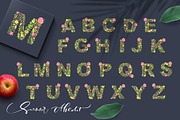 Hand Drawn Summer Flower Alphabet SV, an Object Graphic by Happy Letters (Thumbnail 3 of 6)