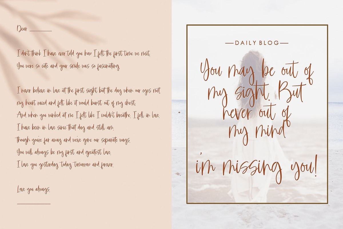 Cendonagh | Modern Script, a Script Font by Jhoel Design (Photo 9 of 15)