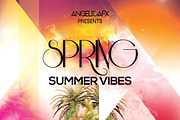 Spring Summer Vibes Flyer Template, a Flyer Template by angelicafx (Thumbnail 2 of 2)