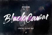 Black Caviar SVG Font, a Script Font by Ivan Rosenberg (Thumbnail 1 of 10)