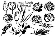 Flowers in line, an Illustration by katyabuslaeva (Thumbnail 3 of 7)