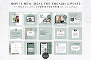 Instagram Engagement Booster | Canva, a Social Media Template by Thirty One Palms Studio (Thumbnail 3 of 7)