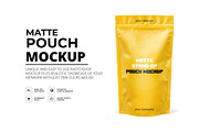 Matte Stand-Up Pouch Mockup, a Cups & Container Mockup by Mockupfit (Thumbnail 1 of 4)