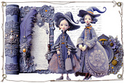 Cute Purple Witch Dolls Clipart, an Object Graphic by Area (Thumbnail 9 of 10)