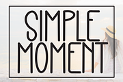 Simple Moment | Script Font, a Script Font by Scratchones (Thumbnail 1 of 8)