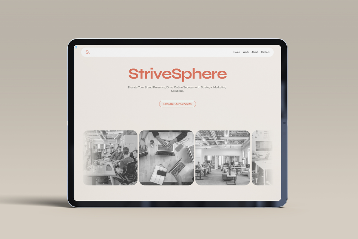 StriveSphere - Framer Template, a Websites & App Template by BiancaXavier (Photo 1 of 4)