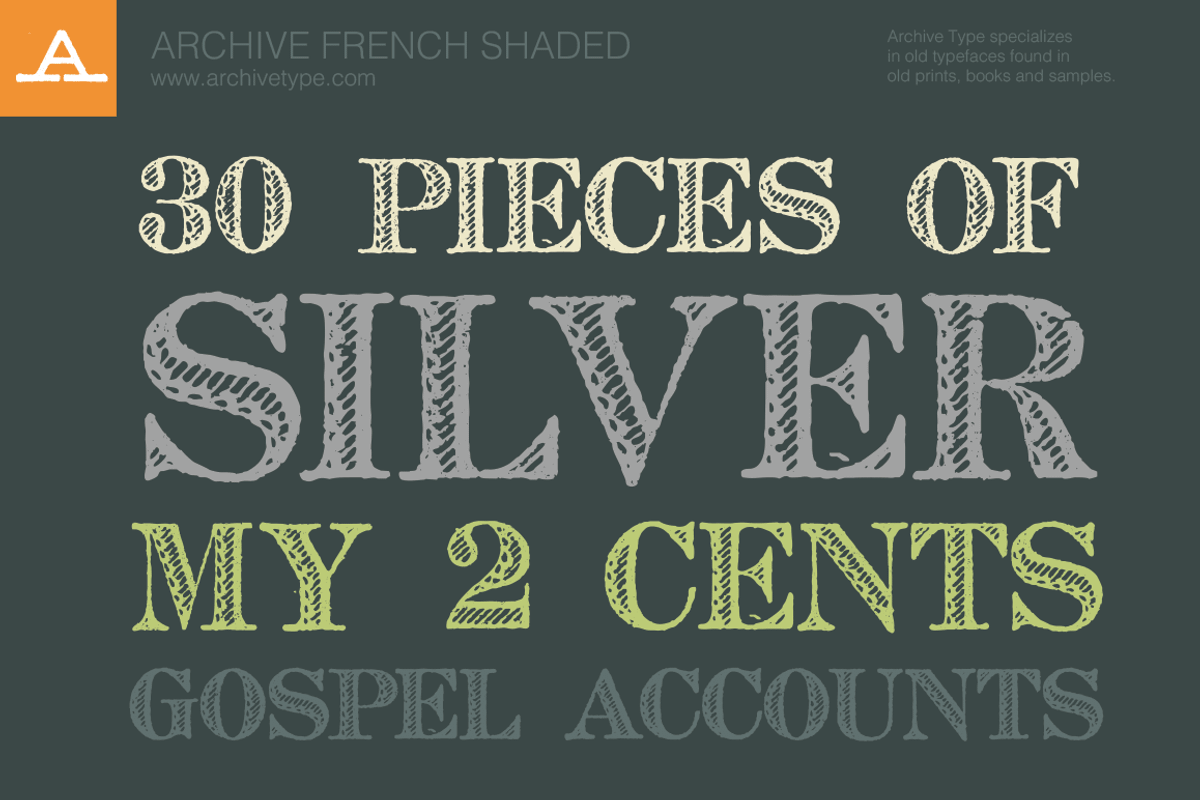 Archive French Shaded preview 2