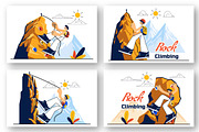 10 Rock Climbing Illustration, a Sport Illustration by denayunebgt (Thumbnail 2 of 4)