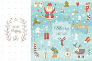 Christmas design elements kit, a Decorative Illustration by Blue Ink Studio (Thumbnail 4 of 4)
