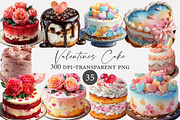 Valentines Cake Clipart, an Illustration by Designworld (Thumbnail 1 of 4)