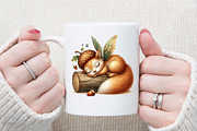 Charming Fairy Woodland Animals Clip, an Illustration by Sublimation Artist (Thumbnail 5 of 6)