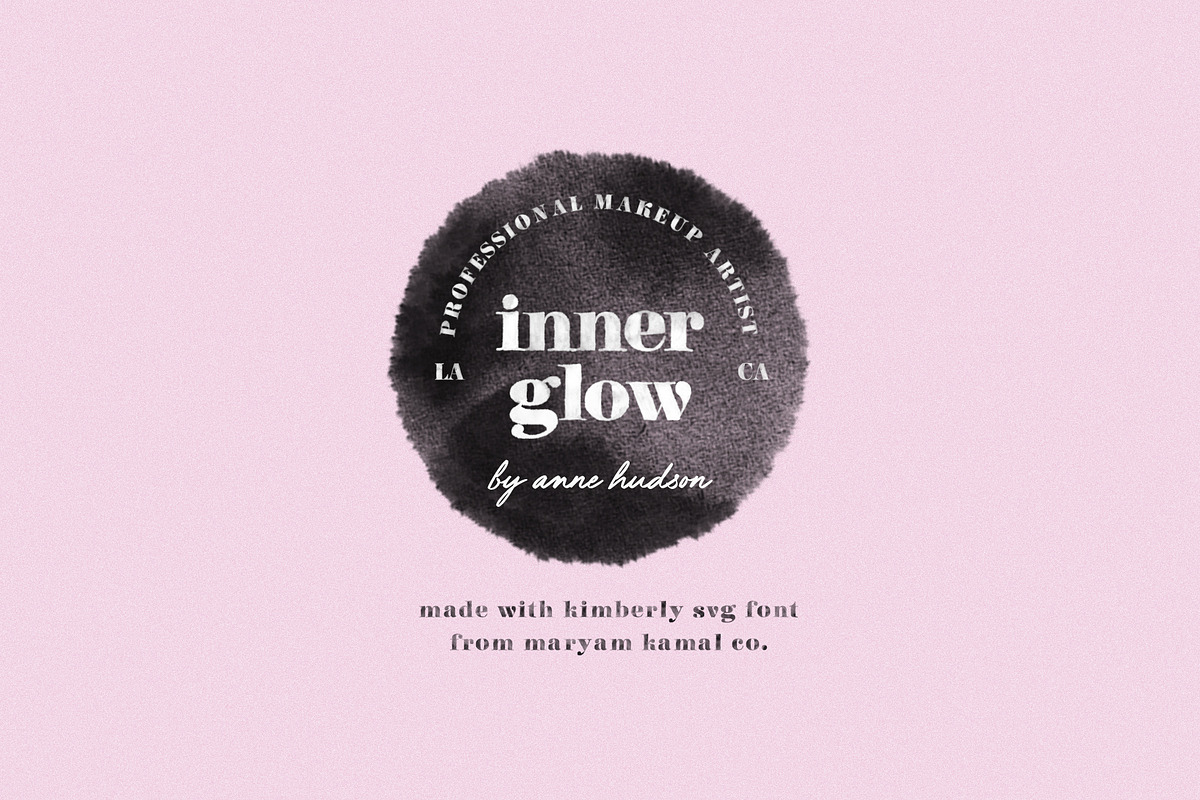 Kimberly - Watercolor svg + regular, a Font by ReveryWorks (Photo 11 of 12)