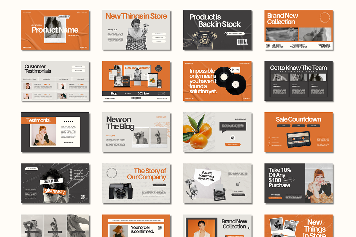 Email Marketing Newsletter Template, an Email Template by Branding Babe Co. (Photo 5 of 9)