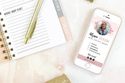 Digital Business Card Template, a Business Card Template by Thirty One Palms Studio (Thumbnail 3 of 5)