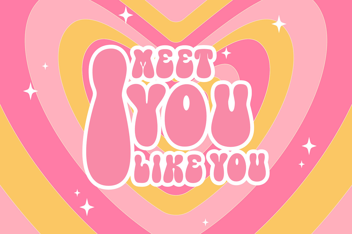 Lovely Groovy - Groovy Font, a Slab Serif Font by Densu Creative (Photo 4 of 7)