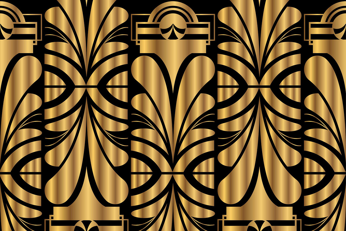 luxury art deco elements, a Pattern Graphic by AAN Seamless Shop (Photo 1 of 3)