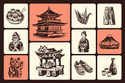 Vintage Japan Art Illustration, a Decorative Illustration by Creative Stall (Thumbnail 5 of 10)