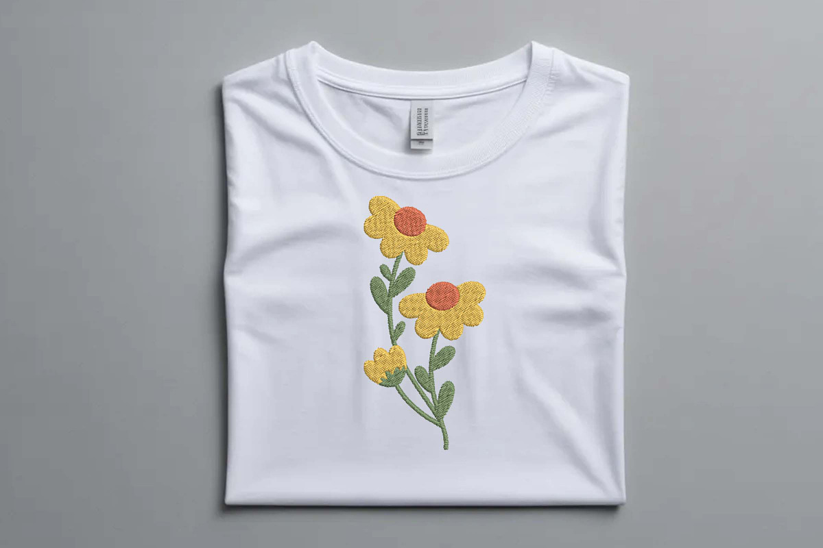 Botanical Floral Retro Embroidery, a Decorative Illustration by Purpose Ekbal (Photo 2 of 3)