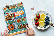 Kids Menu flyer template, a Flyer Template by imadeDesign (Thumbnail 2 of 3)