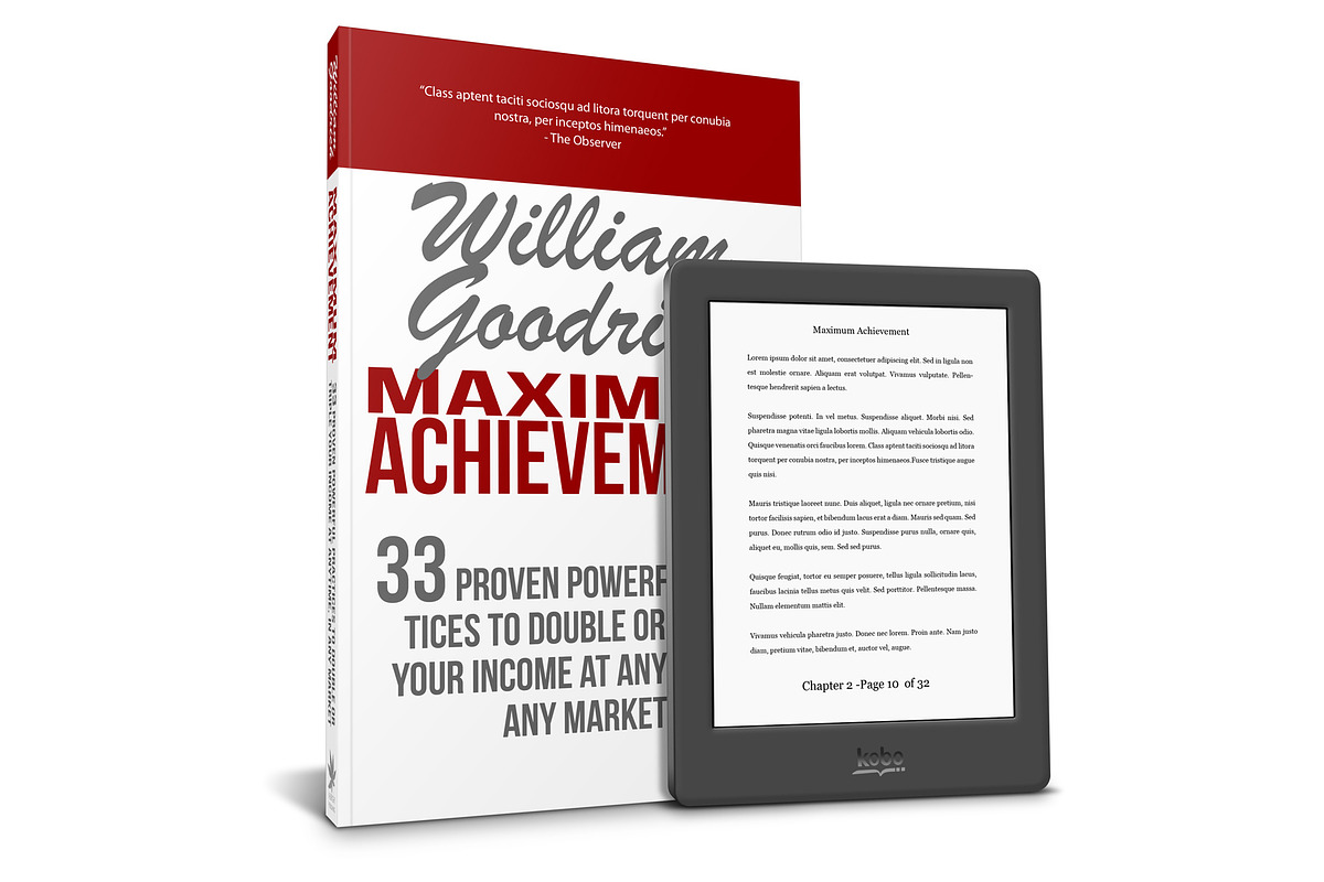 eBook Cover Mockup preview 3