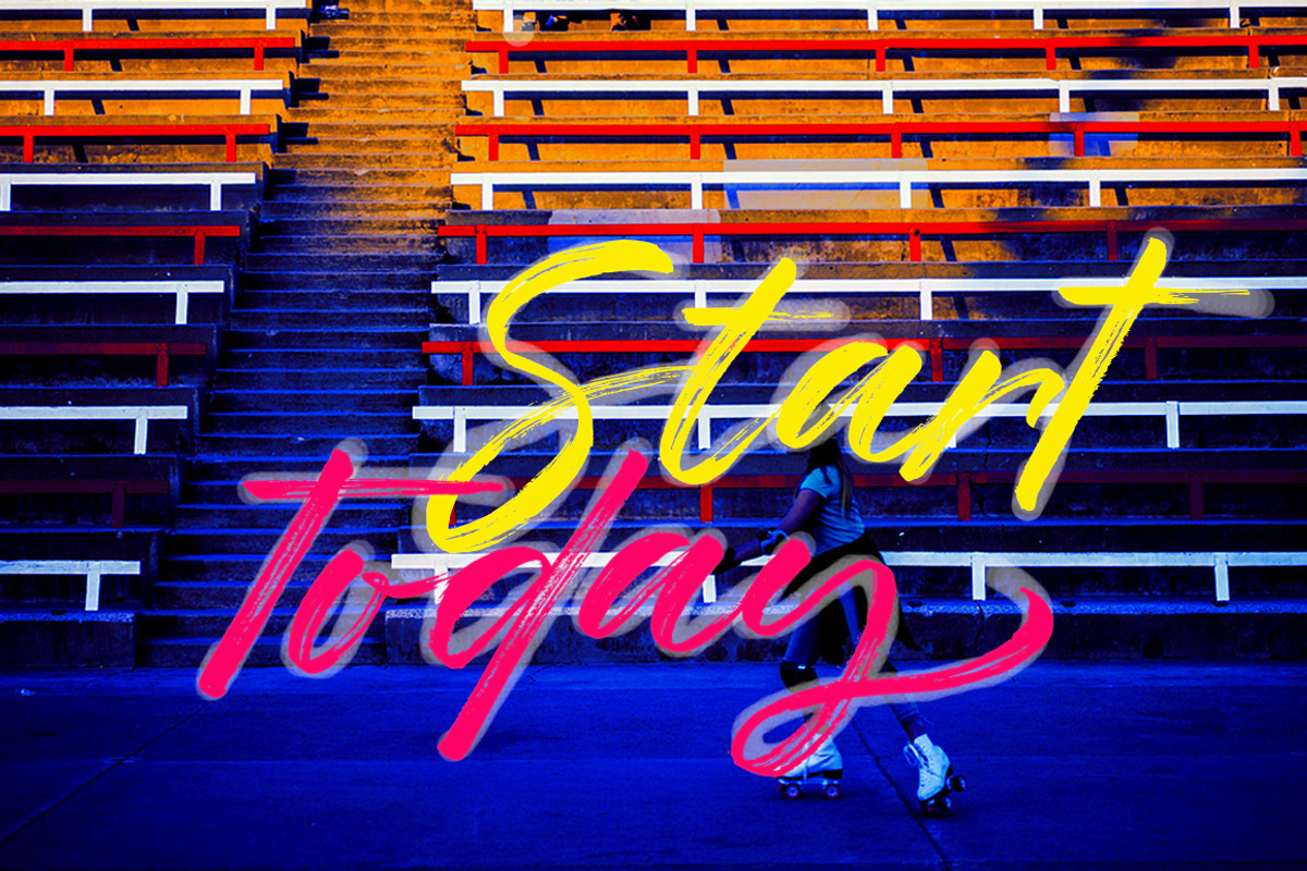 Astage Brush font, a Script Font by Franstudio (Photo 2 of 5)
