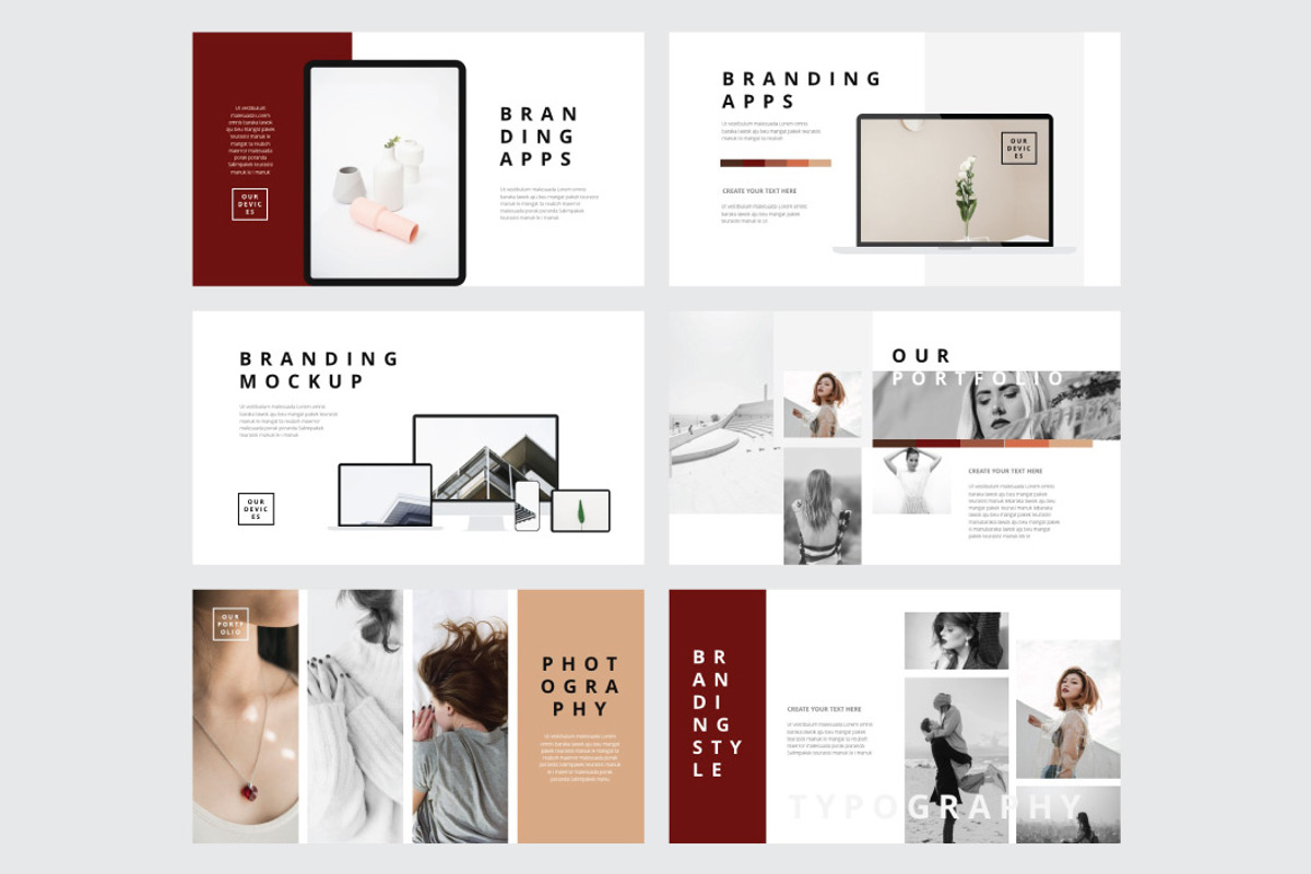TYPOGRAPHY - Powerpoint Template, a Presentation Template by Shafura