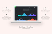 MacBook™ Mockup with a Features List, a Device Mockup by eppearance (Thumbnail 1 of 5)