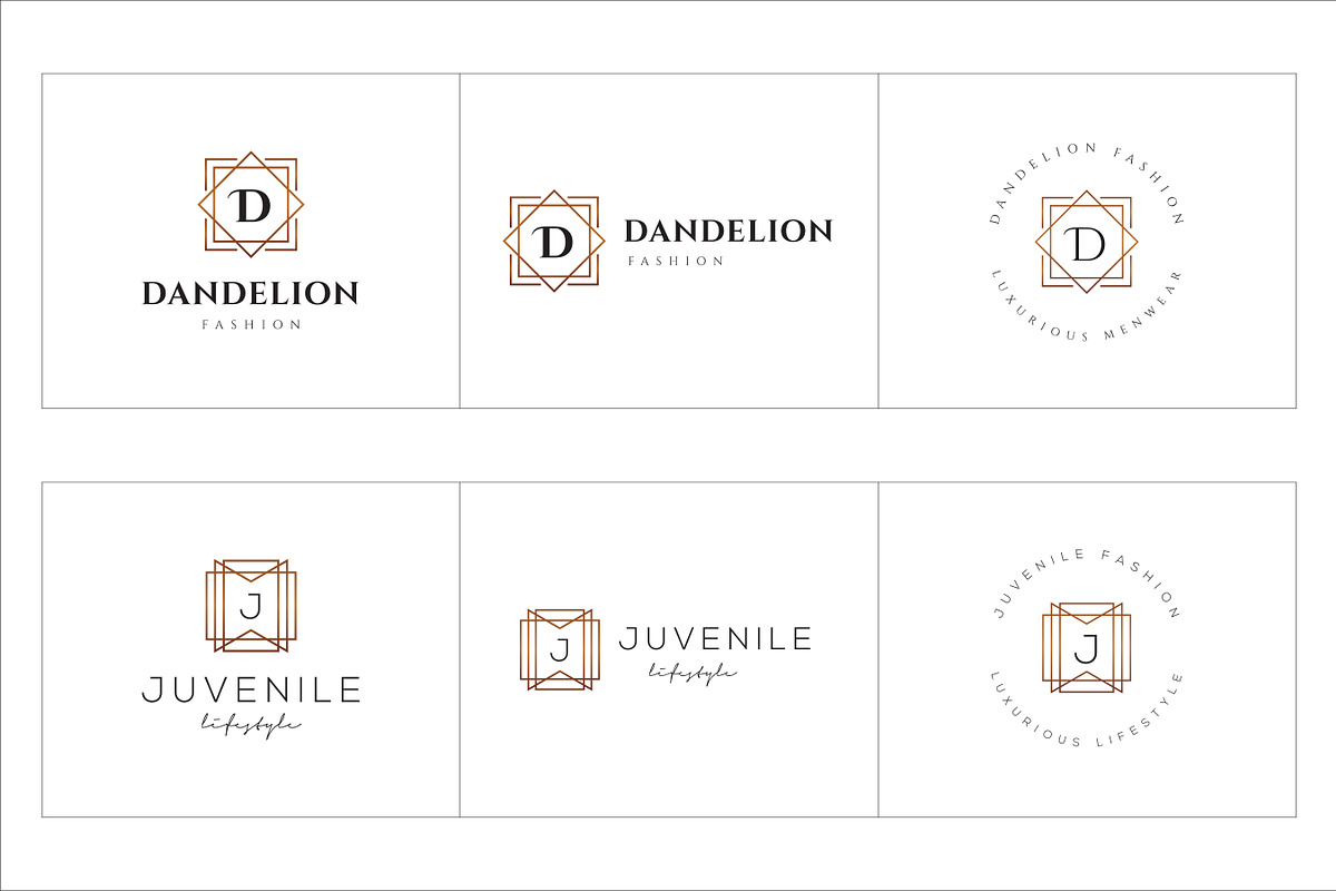 300 Geometric Premade Logo Bundle, a Branding & Logo Template by XpertgraphicD (Photo 35 of 63)