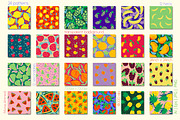 summer fruits - pattern collection, a Pattern Graphic by Mona Ahmed (Thumbnail 2 of 6)
