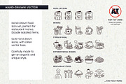 Food Restaurant Icon Set, an Outline Icon by insemar (Thumbnail 2 of 4)