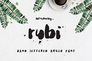 Rubi Ink Brush Font
