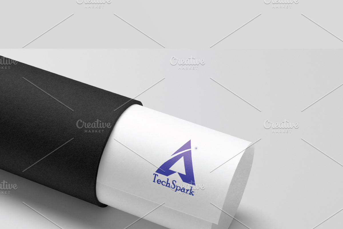 Tech Spark Logo Template Design, a Branding & Logo Template by FusionadCreates (Photo 2 of 6)
