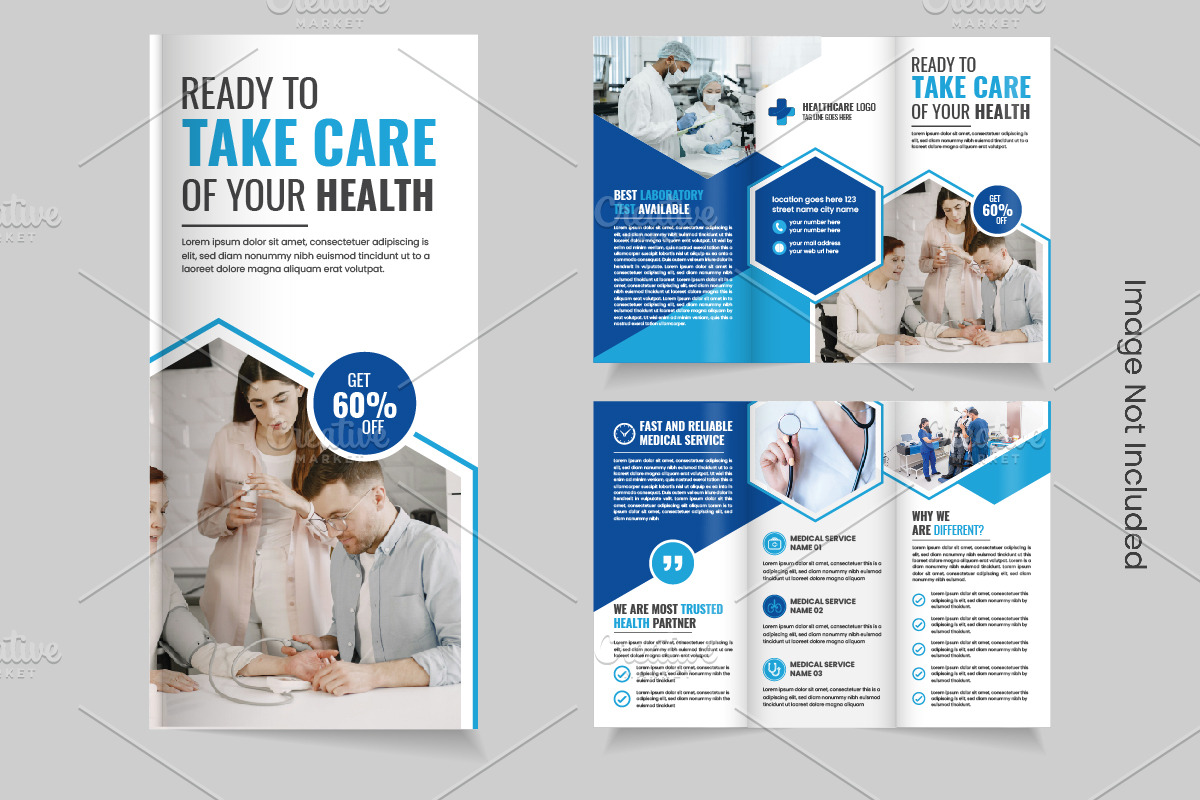 Healthcare trifold Brochure