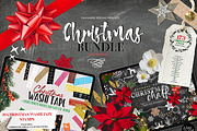 Christmas Procreate Brushes Bundle, a Brush Add-On by OkayAnnie Designs (Thumbnail 1 of 20)