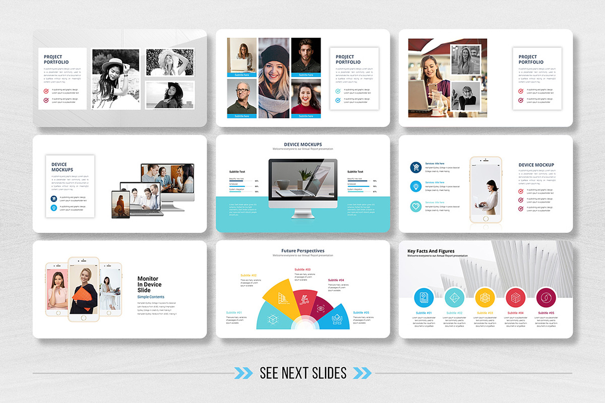 Annual Report Keynote Template, a Presentation Template by White Graphic (Photo 9 of 14)