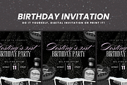 Birthday Invitation Template DIY, a Social Media Template by Lux Logo Studios (Thumbnail 3 of 8)