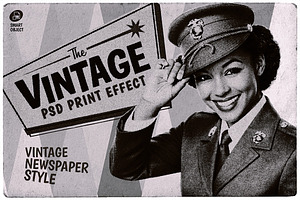 Halftone Print Effect - Newspaper