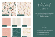 Farmhouse Florals Pattern Collection, a Pattern Graphic by Fern & Quill (Thumbnail 3 of 7)