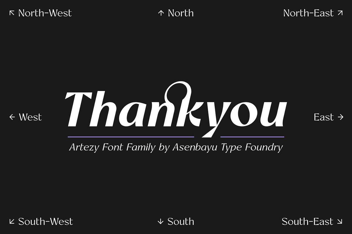 Artezy Font Family, a Sans Serif Font by Asenbayu (Photo 15 of 15)