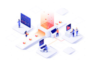 4 illustrations: Graphs/ Analytics, a Templates & Theme by Formfrom (Thumbnail 3 of 4)