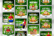Vegetable Instagram Post Template, a Social Media Template by Abdul Studio (Thumbnail 4 of 4)