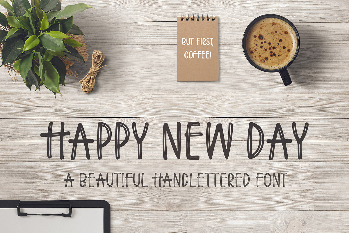 Happy New Day Font